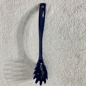 Vintage Machi Melamine MC-730 Navy Blue Pasta Cooking Spoon Server Spoon